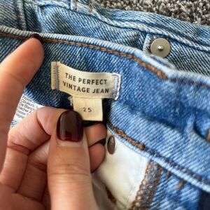 Vintage Madewell high rise jeans size 2